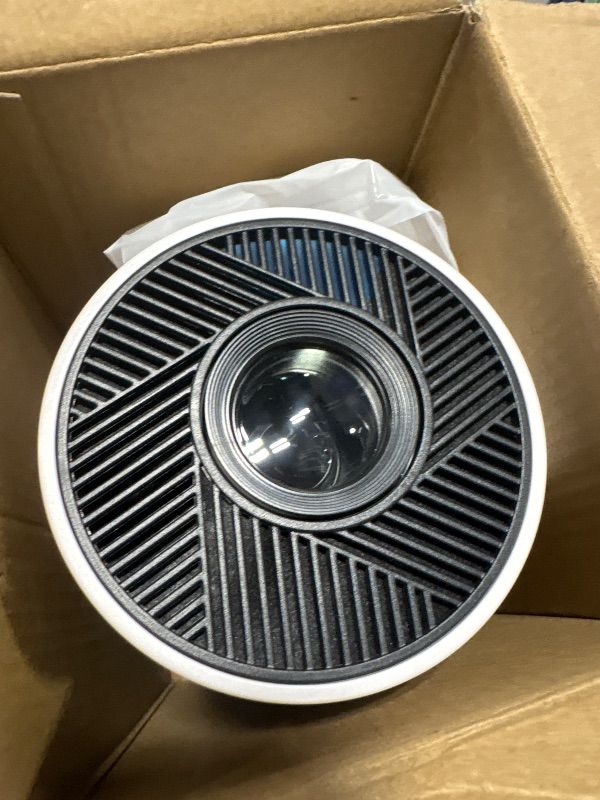 Photo 1 of **MISSING POWER CORD AND REMOTE**
TryLand Mini Projector with WiFi and Bluetooth, 4k Support Portable Outdoor Projector, Smart Projector with Android, Built-in App Movie Proyector for Bedroom, Home Theater, Camping, Gaming