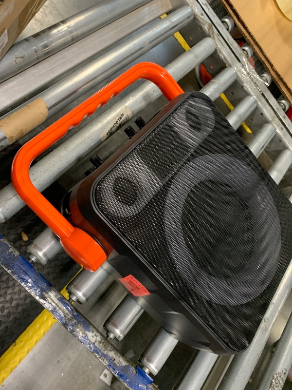 Photo 1 of ****MICROPHONES MISSING***Karaoke Machine, Portable Bluetooth Speaker with 2 Wireless Microphones for Adults & Kids with Lights, Karaoke Microphone with PA System Supports USB/TF/REC/FM/AUX for Home Party Home System Packages