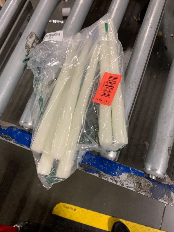 Photo 1 of ****MISSING PCS 6 PCS***Howemon 8 Pack Ivory Taper Candles 10 Inch Tall 3/4 Inch Thick Hours