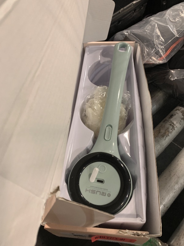 Photo 1 of ***MISSING PCS*****Electric Body Brush Back Scrubber for Shower, Rechargeable Long Handles Bath Brush with 5 Replaceable Heads, 3 Speed Adjustable and Lcd Display Shower Brush for Deep Cleansing, Exfoliating & Massage