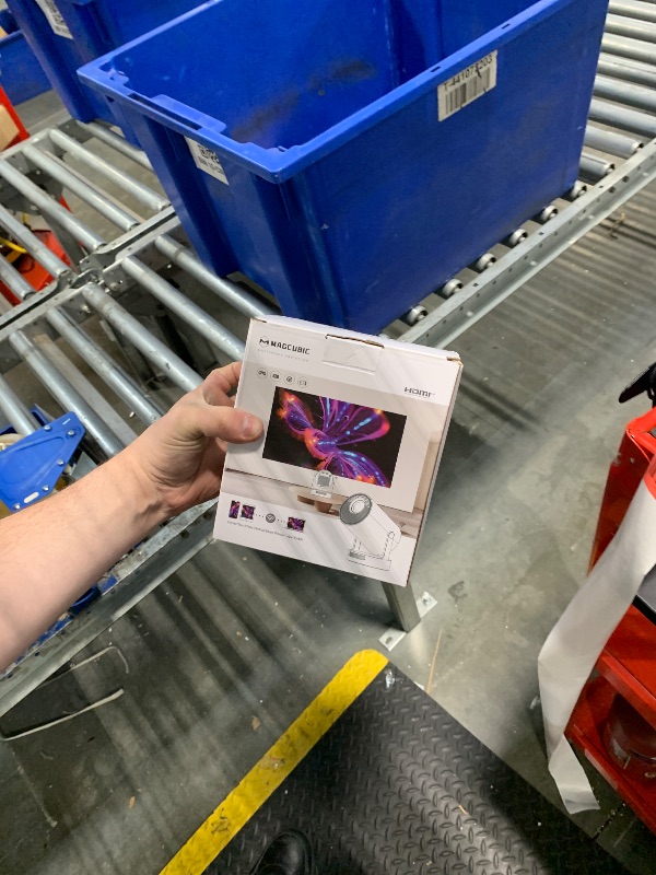 Photo 1 of ?Electric Focus?Magcubic Mini Projector 4K Support, Portable Projector with WiFi 6 and Bluetooth 5.4, Smart Proyector, 5W Soundbase Speaker, 180°Rotation for Home Theater