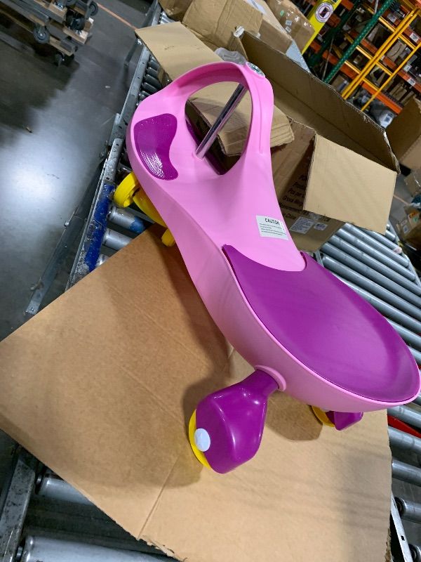 Photo 1 of ***MISSING TOOLS***Wiggle Car - Ride on Toy for Ages 3 and Up - Toddler Ride on Toys with no Batteries, Gears, or Pedals Just Twist, Wiggle, and Go by Lil’ Rider (Pink)