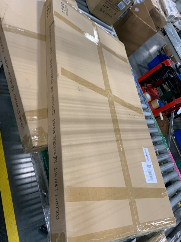 Photo 1 of *** FACTORY SEALED *** RITOLLO 4 Pack Wood Panels for Wall, 47.2"×23.6" Wood Slat Acoustic Panels for Wall, Soundproof Panels, 3D Fluted Panels for Interior Wall Decor (Natural Walnut)