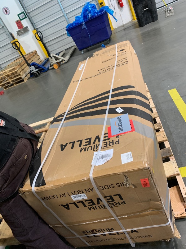 Photo 1 of ** NEW/ FACTORY SEALED ***  *** PremiumLevella PRF125DX Glass Door Display Refrigerator 12.5 cu ft Commercial Beverage Cooler Merchandiser With Customizable Lightbox - Silver