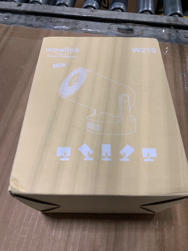 Photo 1 of [Built-in Apps & 2026 Upgraded] Mini Projector with WiFi 6 and Bluetooth 5.4 Support 4K 1080P Auto Keystone 180° Rotatable Projector Portable