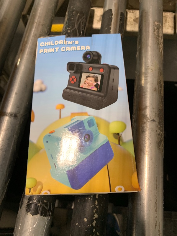 Photo 1 of ** SALE FOR PARTS** Kids Camera Instant Print, LETSHAHA Christmas Birthday Gifts for Toddler Girls Boys Age 3-12, 24MP & 1080P Selfie Digital Camera with 3 Roll No-Ink Print Paper 32GB SD Card - Blue