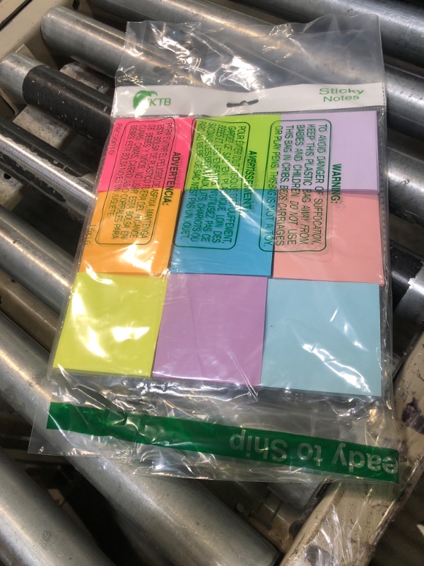 Photo 1 of (18 Pads) Pop Up Sticky Notes 3x3 Refills, Strong Adhesive Memo Pad Bulk with 9 Bright Colors, Suitable for Home, Office, School, Clean Removal