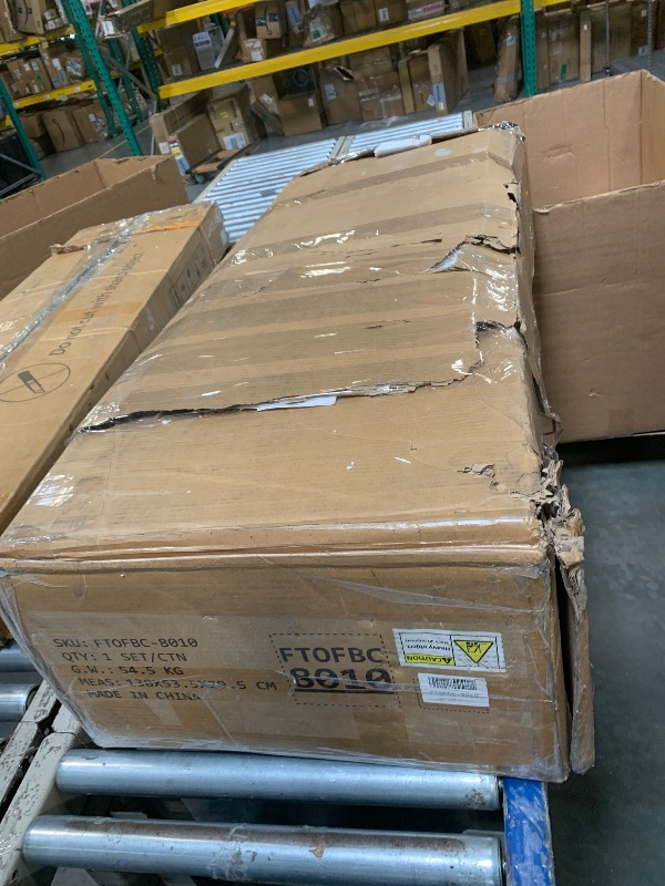 Photo 1 of **MAJOR DAMAGE**
YITAHOME 73" Arched Pantry Cabinet with LED Lighting, 2 Drawers & Multi-Tier Shelves, Modern Farmhouse Kitchen Storage with Ambient Lighting for Dining Room, Natural