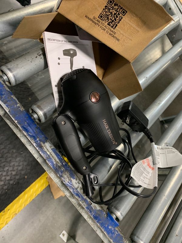 Photo 1 of ***Accessories Missing****Travel Hair Dryer Mini with Diffuser&Concentrator,110~250V Dual Voltage Hair Dryer Blow Dryer Mini Size for European Travel, Portable Blow Dryers for Women and Men with EU Plug