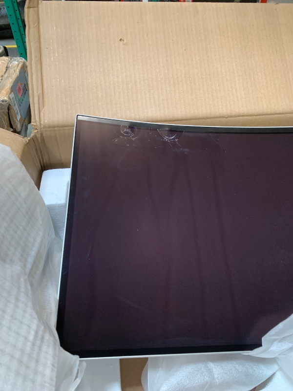 Photo 1 of ***Broken Screen***Only for parts****Samsung 49-Inch Odyssey G9 (G95SD) Series QD-OLED G-Sync Compatible Curved Gaming Monitor, 240Hz, 0.03ms, Dual QHD, Glare Free, FreeSync Premium Pro, Ergonomic Stand,LS49DG956SNXGO,2024, 3 Yr Warranty