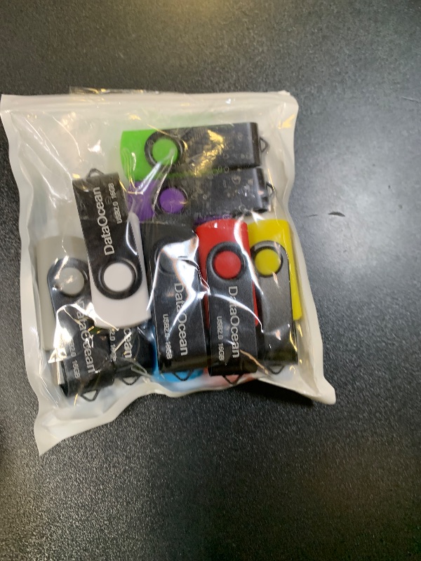 Photo 1 of 10 Pack DataOcean 16GB USB 2.0 Flash Drive Memory Stick Thumb Drives (10 Colors)