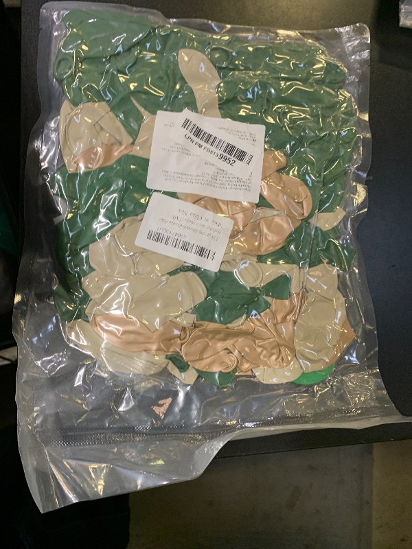 Photo 1 of 130Pcs Sage Green Gold Balloon Garland Arch Kit with Sage Green Sand White Gold Balloons for Baby Shower Bridal Shower Birthday Engagement Wild One Party Decorations