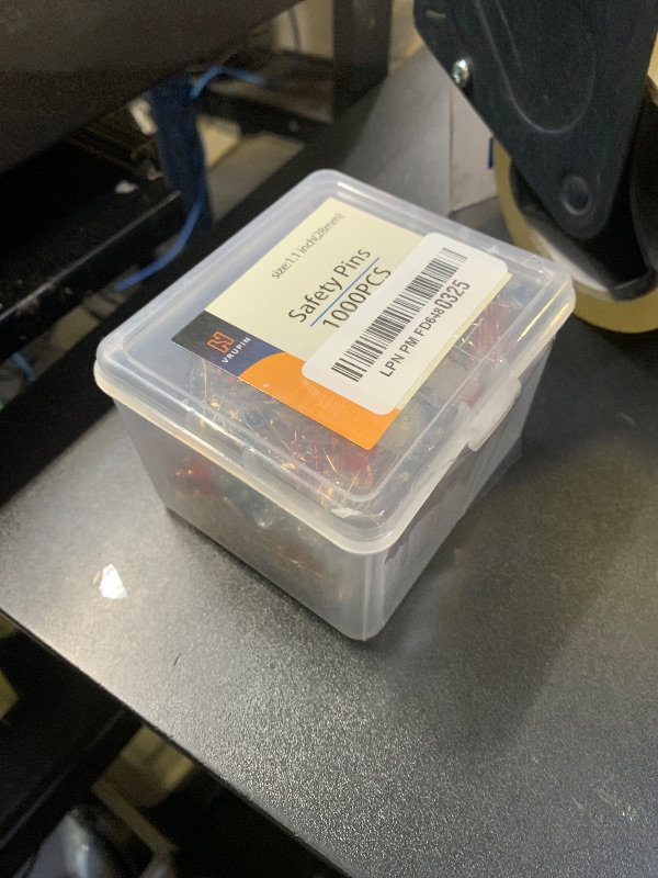 Photo 1 of 1000 Pieces - 1.1 Inch Clips Tool Kit - Assorted Decorative Pins, Sewing Accessories