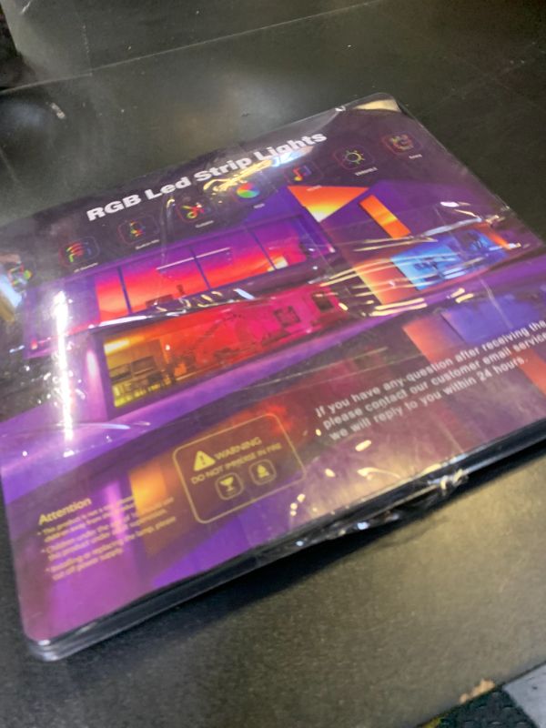 Photo 1 of 100FT Smart LED Strip Lights RGB Sync to Music with 40 Key Remote Controller LED Lights for Bedroom,Christmas Lights decration (Multi-Colored, 100FT)