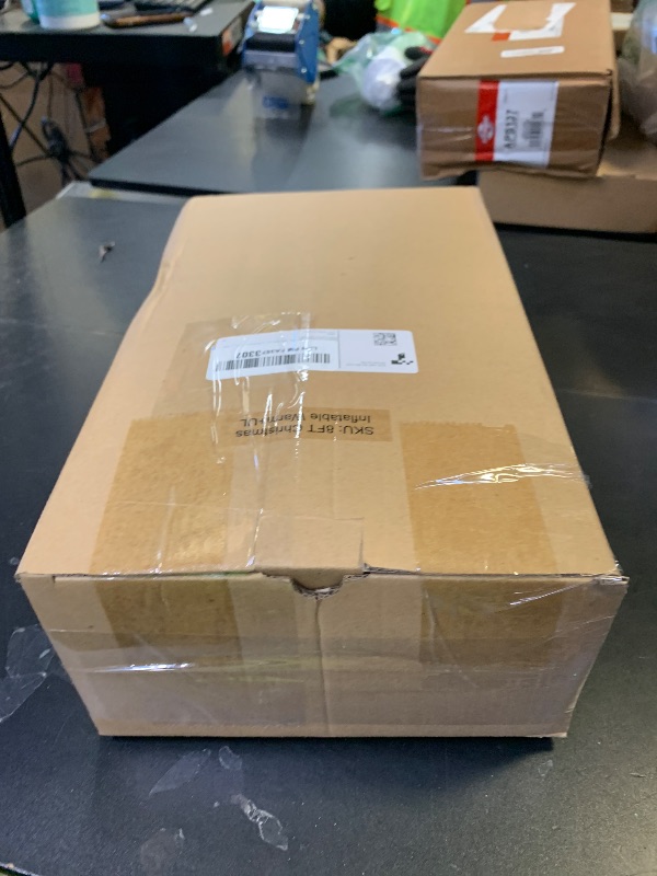 Photo 1 of Alupssuc 8FT Christmas Inflatable Outdoor Decoration with Built-in LEDs Lights, Blow-Up Santa Claus, Bear and Deer Keeping Warm for Outside/Indoor Xmas for Yard, Garden, Lawn, Party, Holiday Decor