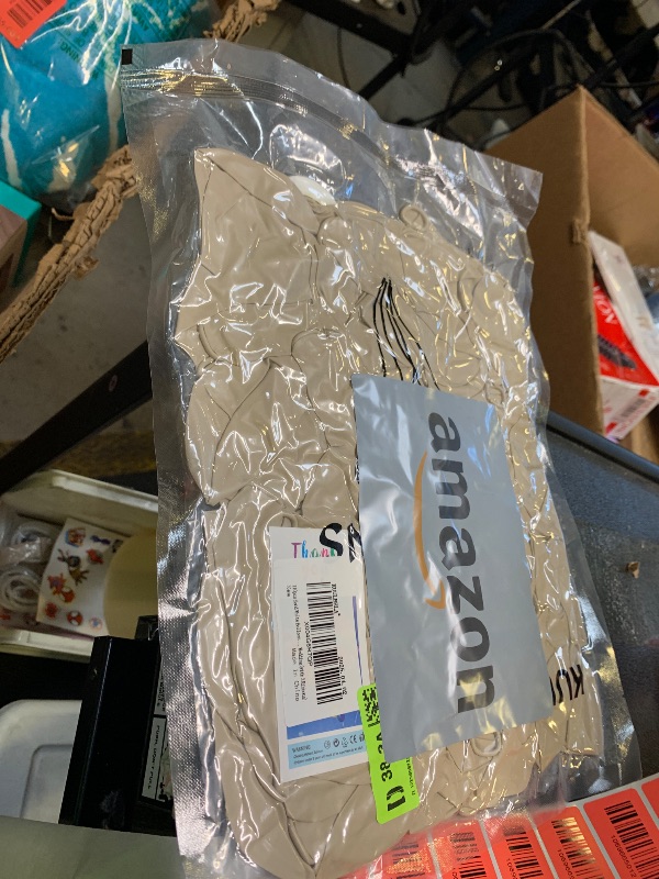 Photo 1 of 110pcs Sand White Balloon 12 inch, Sand white Latex Balloons for Birthday Party Baby Shower Wedding(with 2 Ribbons).