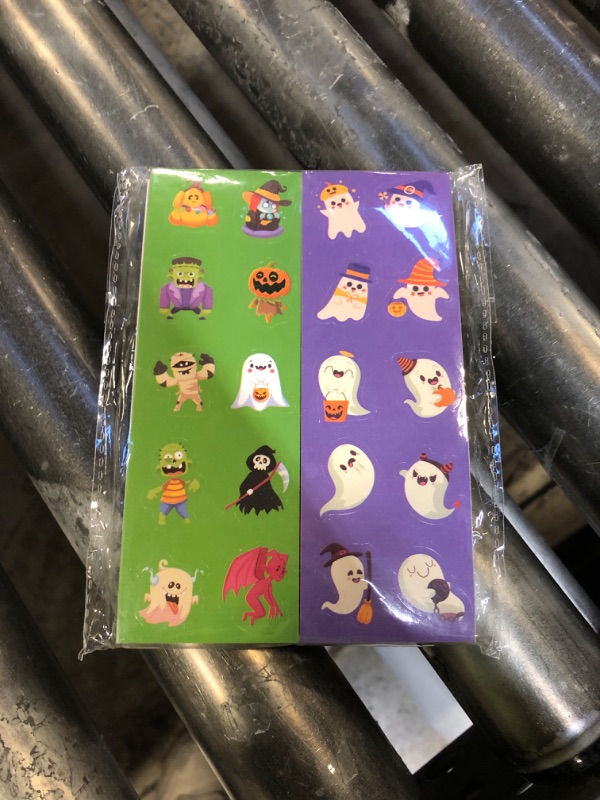 Photo 1 of 100 Sheets & 1200+PCS Cute Halloween Stickers for Kids - Halloween Party Gifts & Decoration