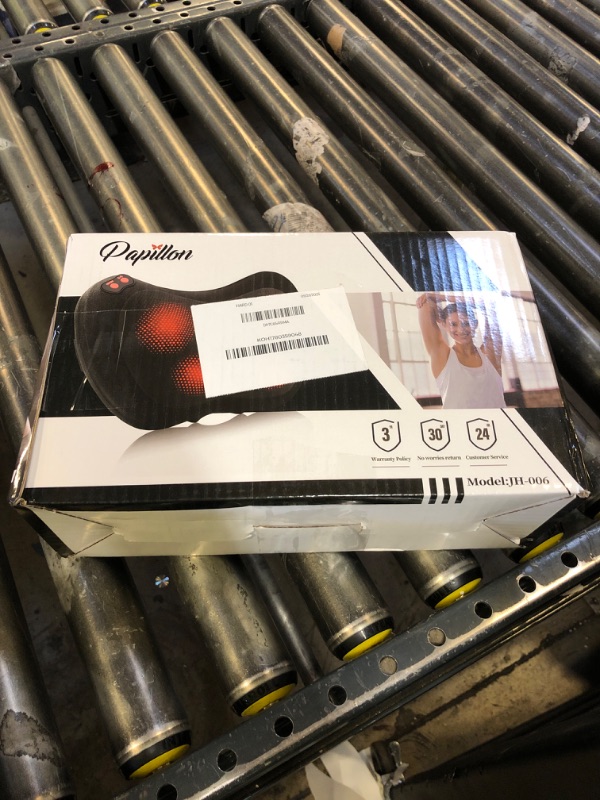 Photo 1 of *DAMAGED** Papillon Back Massager, Shiatsu Neck Massager for Pain Relief, Electric Shoulder Foot Massage Pillow with Heat, Gifts for Mothers Day, Christmas Gifts for Women/Men, Deep Tissue Kneading for Waist, Legs