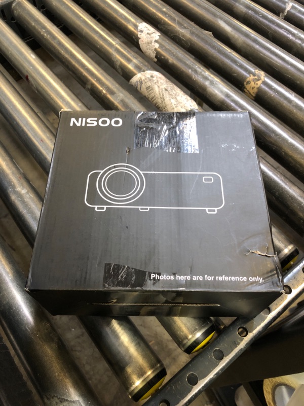 Photo 1 of 1080P Projector with WiFi and Bluetooth, Upgrade Outdoor Projector, Mini Movie Projector Supports Synchronize Smartphone Screen by WiFi/USB Cable for Home Entertainment