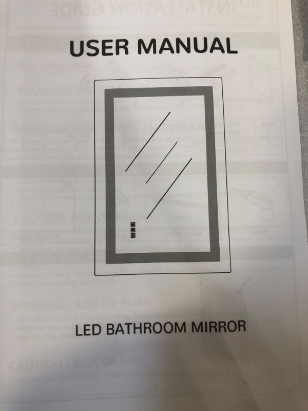 Photo 1 of *DETAILS UNKNOWN* LED Bathroom Mirror