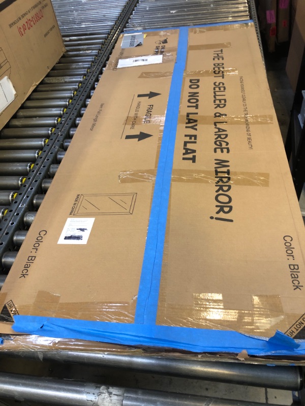 Photo 1 of *DETAILS UNKNOWN* Full Length Mirror - Black