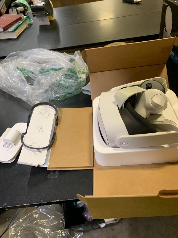 Photo 1 of Meta Quest 3S 128GB | VR Headset — Thirty-Three Percent More Memory — 2X Graphical Processing Power — Virtual Reality Without Wires — Exclusive Gorilla Tag Bundle and Instant Access to 40+ Games