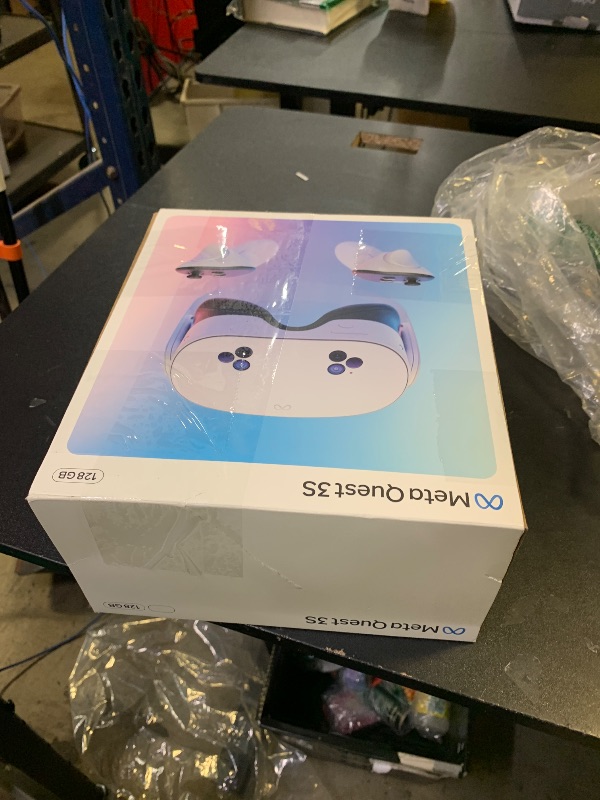Photo 1 of Meta Quest 3S 128GB | VR Headset — Thirty-Three Percent More Memory — 2X Graphical Processing Power — Virtual Reality Without Wires — Exclusive Gorilla Tag Bundle and Instant Access to 40+ Games