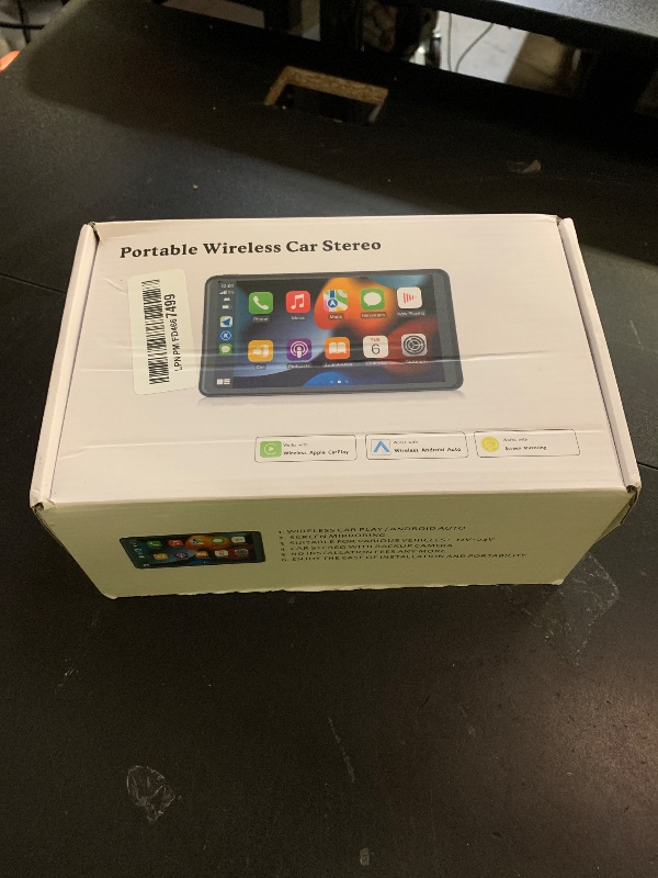 Photo 1 of ?Hieha? 2025 Wireless Portable Carplay and Android Auto, Carplay Screen for Car with Mirror Link/AUX/FM,7" Touchscreen Bluetooth 5.0, Marine Stereos for All Vehicles