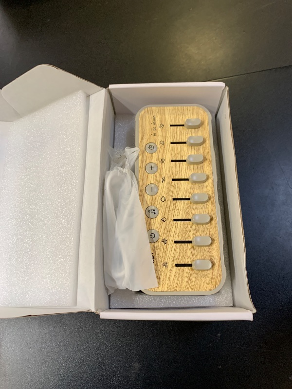 Photo 1 of EZVALO White Noise Sleep Sound Machine, 255+ Mixer Options with Portable Speaker, Night Light, Sleep Timer, Breath Therapy, White Noise Machine for Adults Sleeping Meditation with Light