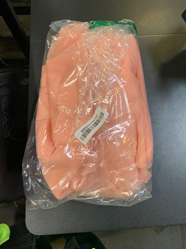 Photo 1 of 10x10ft Peach Tulle Backdrop Curtain for Parites, Sheer Backdrop Curtains for Wedding Baby Shower Birthday Party Photo Shoot Decorations