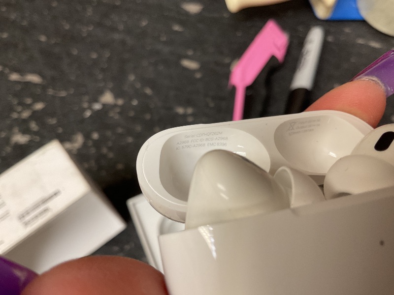 Photo 1 of Apple AirPods Pro 2 Wireless Earbuds, Active Noise Cancellation, Hearing Aid Feature, Bluetooth Headphones, Transparency, Personalized Spatial Audio, High-Fidelity Sound, H2 Chip, USB-C Charging