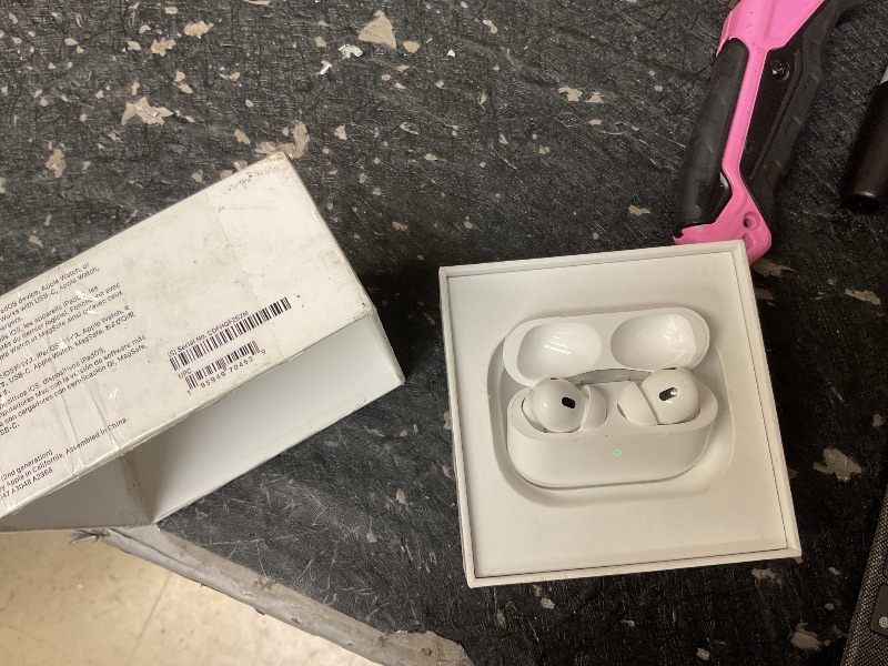Photo 1 of Apple AirPods Pro 2 Wireless Earbuds, Active Noise Cancellation, Hearing Aid Feature, Bluetooth Headphones, Transparency, Personalized Spatial Audio, High-Fidelity Sound, H2 Chip, USB-C Charging