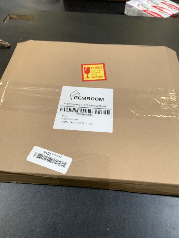 Photo 1 of 12" Whirlpool Microwave Glass Plate Replacement W11367904 W11291538 W10337247 W11443145, Compatible with Whirlpool Microwave Glass Turntable Plate WMH31017 WML55011 Whirlpool 12 Inch Microwave Plate