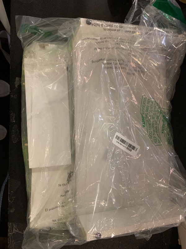 Photo 1 of **USED, MINOR DAMAGE** BONTEC Dual Monitor Stand Riser with Smartphone Holder, Adjustable Length & Swivel Angle, Ergonomic Wooden Desktop Organizer for PC Monitor, Laptop, Printer, Large Storage, White