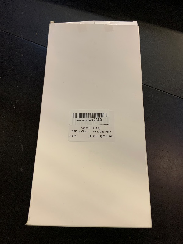 Photo 1 of 100Pcs Clothes Pins Wooden, 2.9 Inch Colored Clothespins for Crafts, Pastel Colorful Clothespins for Hanging Clothes Picture Light Pink