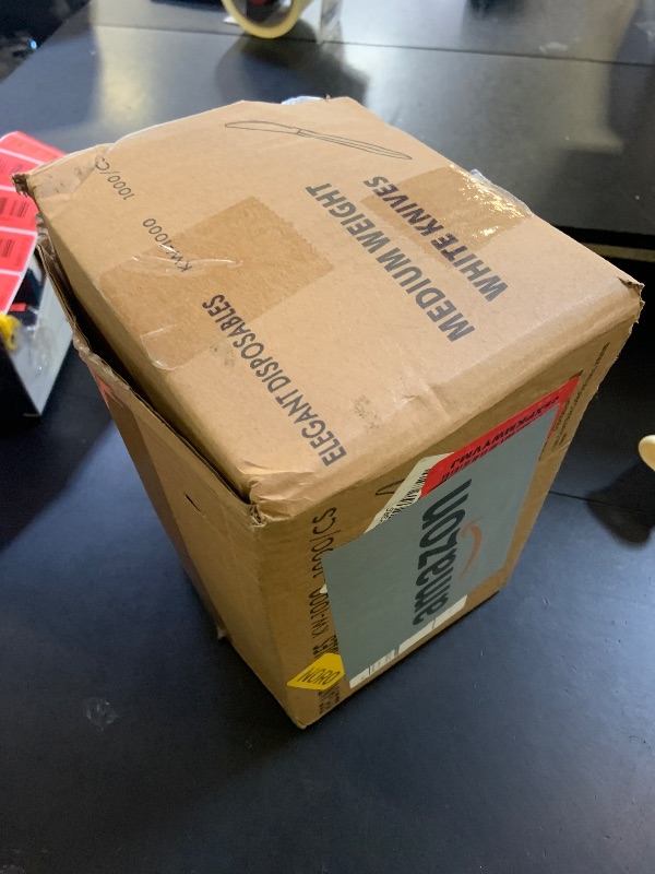 Photo 1 of 1,000 Plastic Disposable Knives Bulk Black Medium Weight Disposable Silverware Plastic Cutlery Knife