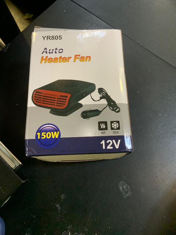 Photo 1 of 12V Portable CShowvigorar Heater and Cooler Fan,Plug into Cigarette Lighter for Quick Defrosting/Demisting for Cars, Trucks, SUVs