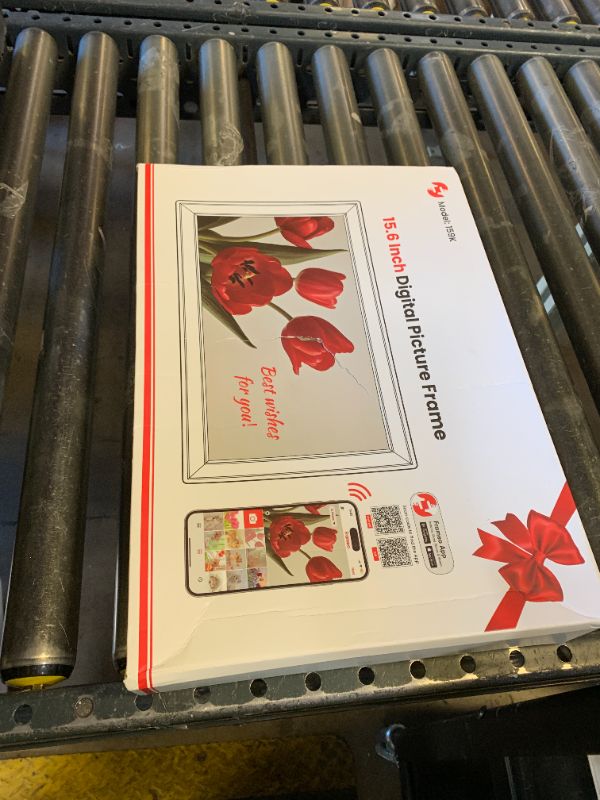 Photo 1 of BIGASUO Digital Picture Frame Frameo 15.6" WiFi Electronic Photo Frames Large with 64GB Memory 1920x1080 IPS FHD Touch Screen Share Moments Instantly Anywhere Photo Gifts for Parents and Grandparents