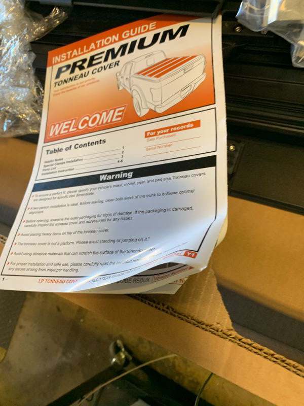 Photo 1 of TONNEAU COVER