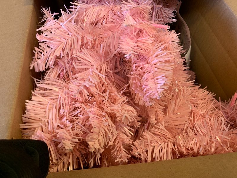 Photo 1 of Pre- Artificial Christmas Tree 4Ft, Battery Operated Desktop Xmas Tree with 70 LED 210 Branch Tips Mini Christmas Tree Decoration Indoor Outdoor