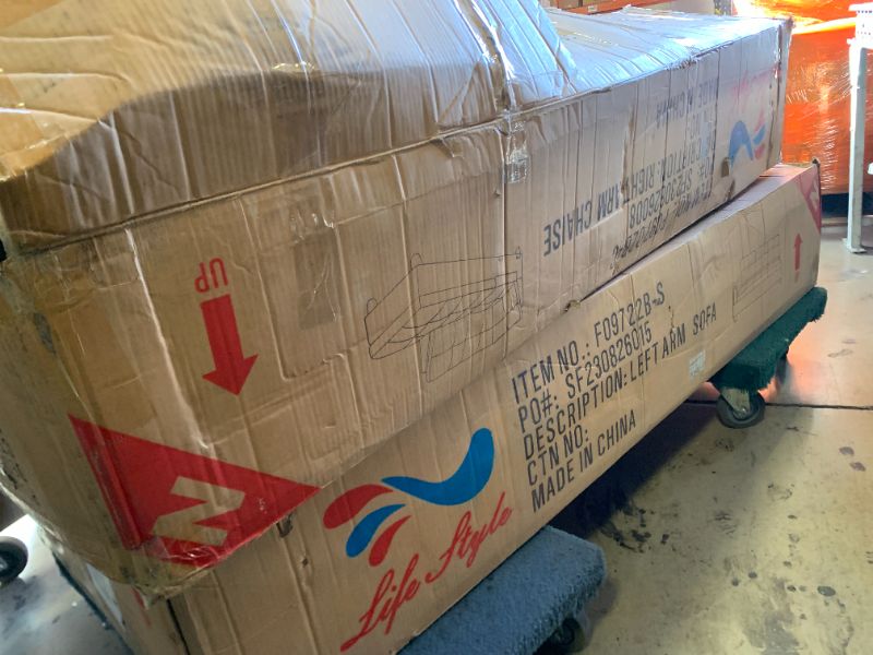 Photo 1 of BROWN CLOTH COUCH