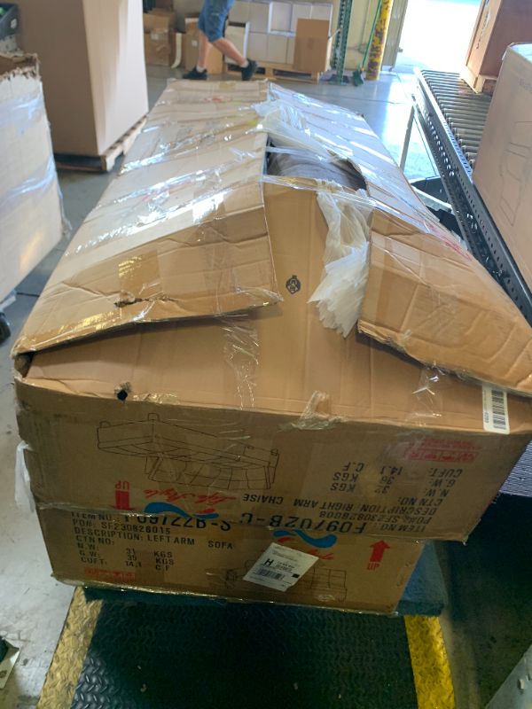 Photo 1 of BROWN CLOTH COUCH