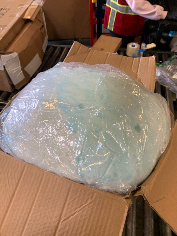 Photo 1 of EGO Topper 3 Inch Queen Memory Foam Mattress Topper, Gel Foam Mattress Topper for Pressure Relief, Ventilated Design Bed Topper in a Box, CertiPUR-US Certified, 60"×80", Medium