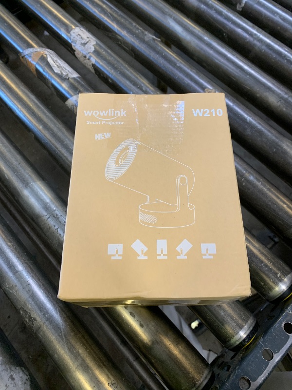 Photo 1 of [Built-in Apps & 2025 Upgraded] Mini Projector with WiFi 6 and Bluetooth 5.4 Support 4K 1080P Auto Keystone 180° Rotatable Projector Portable Compatibile with HDMI/TV Stick/Memory Stick/Laptop, White