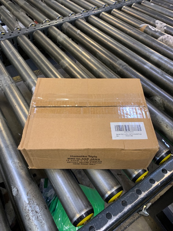 Photo 1 of Homelike Style 1.7 oz Mini Glass Spice Jars with Labels, Small Stash Jars with Airtight Hinged Lid, 12 Pack Empty Spice Bottles with Rubber Gasket for Herb Tea Seasoning Storage