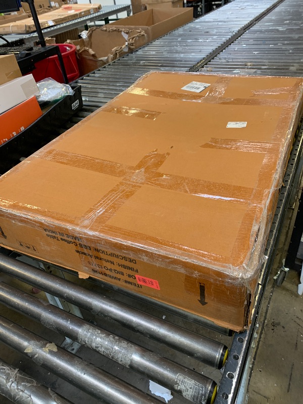 Photo 1 of *DAMAGE, SEE NOTES** Alaterre Furniture Berkshire Live Edge Solid Wood 42 inch Coffee Table, Natural