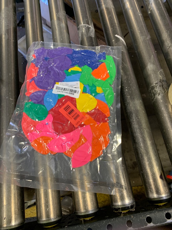 Photo 1 of 100 PCS Balloons, 12 Inch Assorted Colors Balloon & 10 Kinds of Color Balloons, Latex Balloon Bulk for Birthday, Baby Shower, Wedding, Family Party.