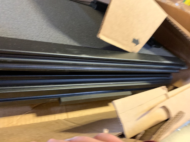 Photo 1 of missing multiple pieces-------------------------------------selling for parts only-------------------------------------------------RealTruck BAK BAKFlip MX4 Hard Folding Truck Bed Tonneau Cover | 448203RB | Fits 2012 - 2023 Dodge Ram 1500, 2012-21 2500/35