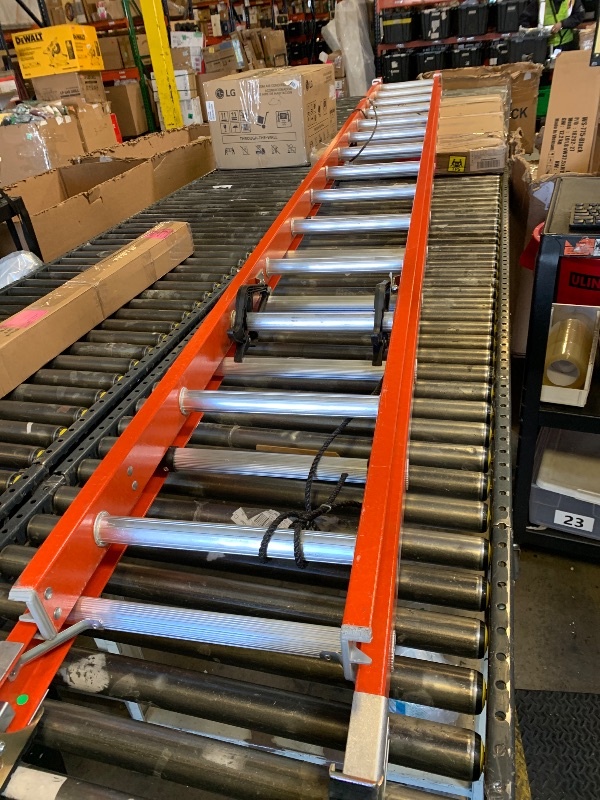 Photo 1 of LITE 28-foot Fiberglass Extension Ladder, 300-Pound Load Capacity, Type IA, LP-3021-28