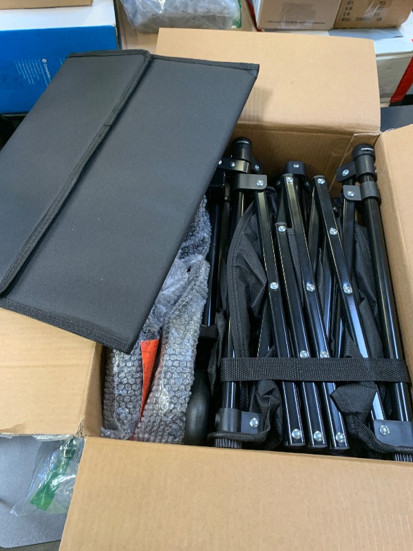 Photo 1 of 180L Large Capacity Collapsible Wagon Carts with Wheels,Foldable Wagon with 330LBS,Heavy Duty Shopping Cart,Portable Wagons Carts Foldable for Beach,Sports,Garden,Laundry,Outdoor-Black